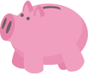 Energy saving tips piggy