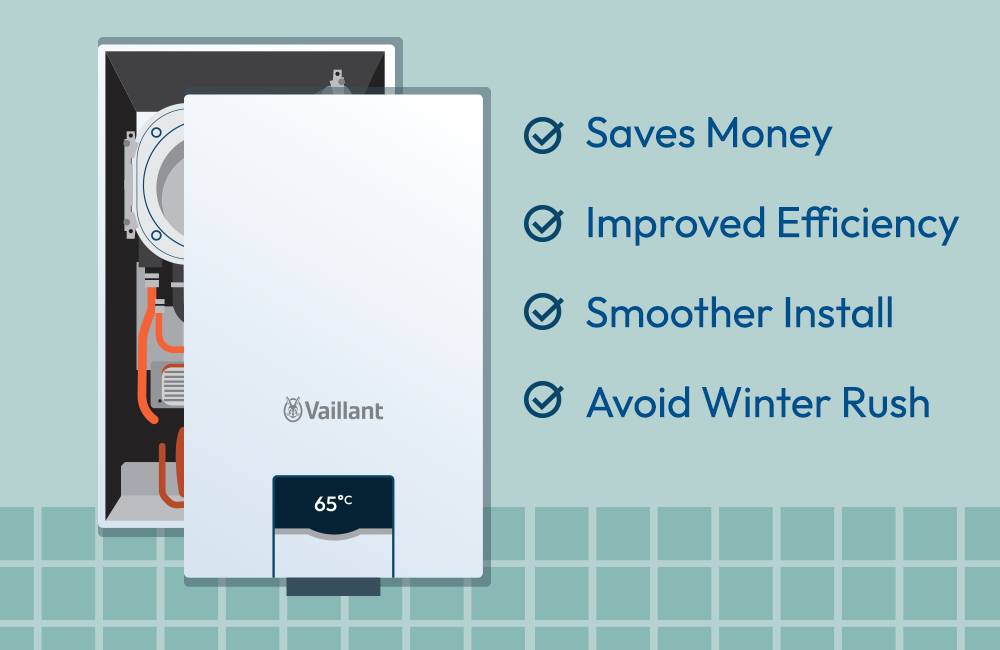 Benefits of a boiler and installation in summer