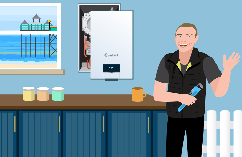 Reliable boiler and installation in summer